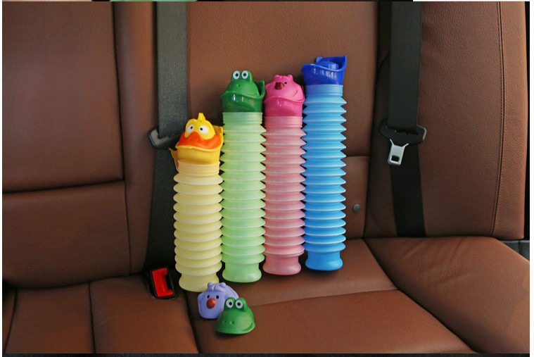 Plastic Cartoon Cute Baby Portable Potties Training Baby Standing Urine Toilet