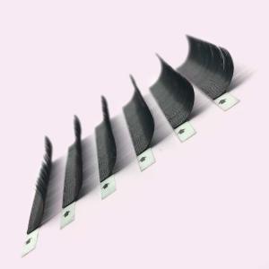 Handmade Russian Volume Eyelash Extensions Matte Black Customized Package