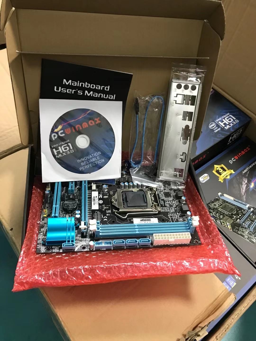 H61 MXL3.0 USB 3.0 H61 MXL H61 BC Main Board Support Intel And Design Logo