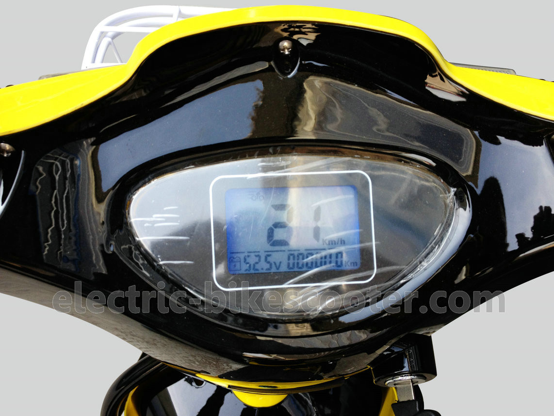 EU City Yellow Pedal Assist Electric Bike 16" Dual Seat Digital Style 25km/H