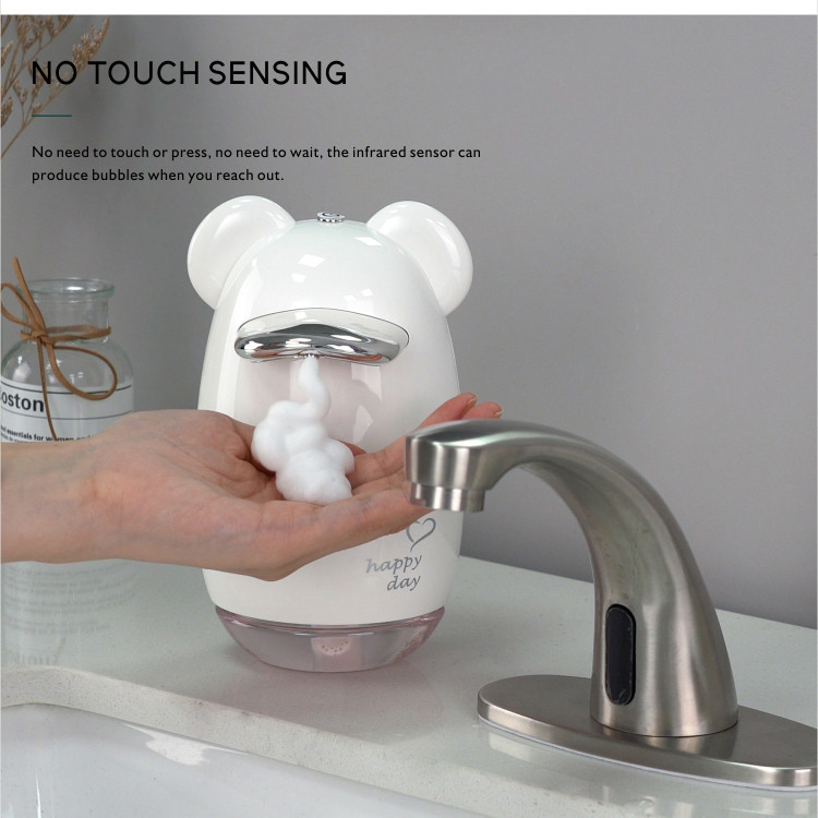 6.76oz Refillable Hand Sanitizer Dispenser USB 200ML Cute Hand Wash