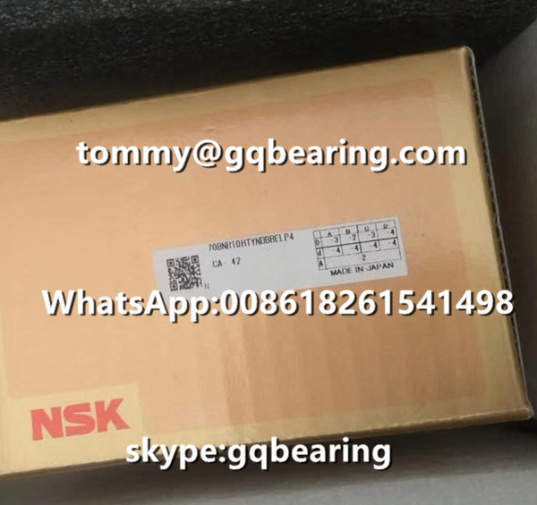 Ceramic Material Balls 18 degree Contact Angle NSK 70BNR10HTYNDBBELP4 Thrust Angular Contact Ball Bearing