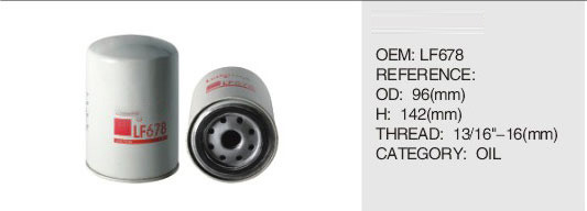 FILTER AUTO ENGINE PARTS FUEL OIL FILTER LF678