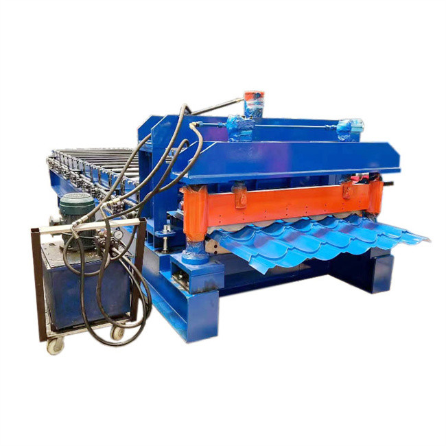 High Speed Glazed Tile Roll Forming Machine Fully Automatic For Household
