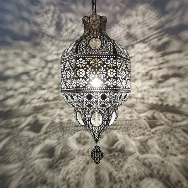 Moroccan Hanging Lamp Arabian Lighting Flame Lustre Oriental Arabic Home Pendant