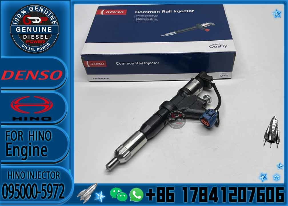 Injector For HINO Diesel Fuel Injector 095000-5972 095000-5970 095000-5971 23670-E0360 For HINO 700 Series E13C