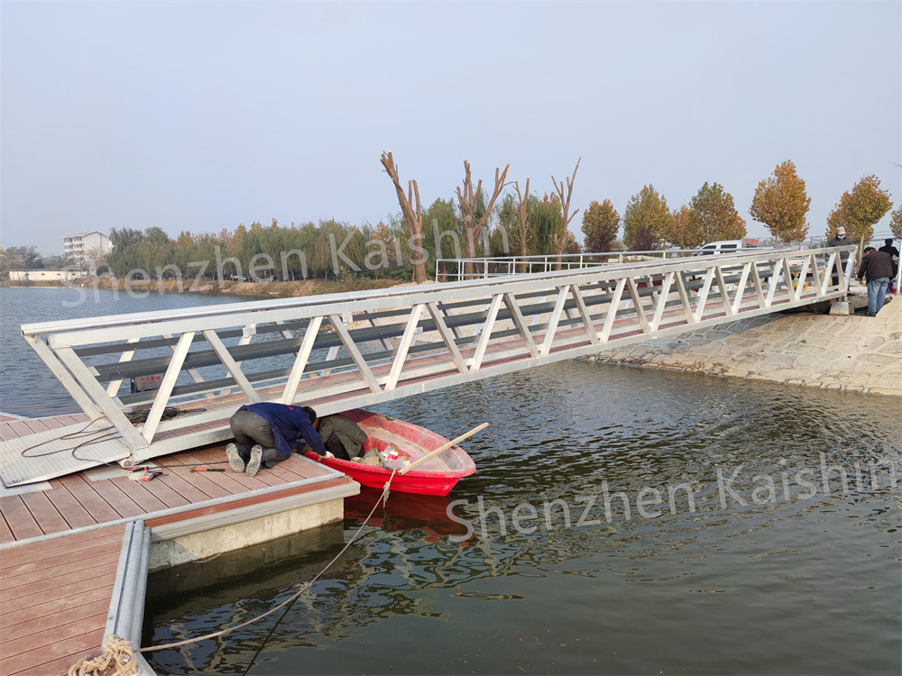 WPC Floating Bridge Jet Ski Pontoon Dock Aluminium Floating Pontoon