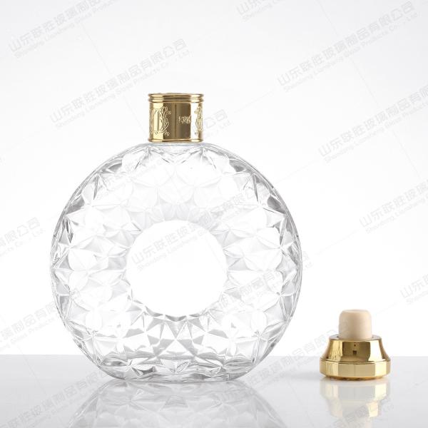 Body Material Glass Bottle for Vodka Gin Wine Rum Whiskey 250ml 500ml 700ml