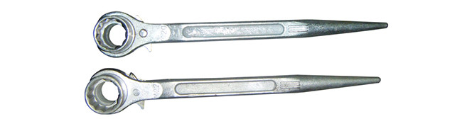 Double Size Socket Ratchet Wrench M8 M10 Scaffold Wrench For Construction