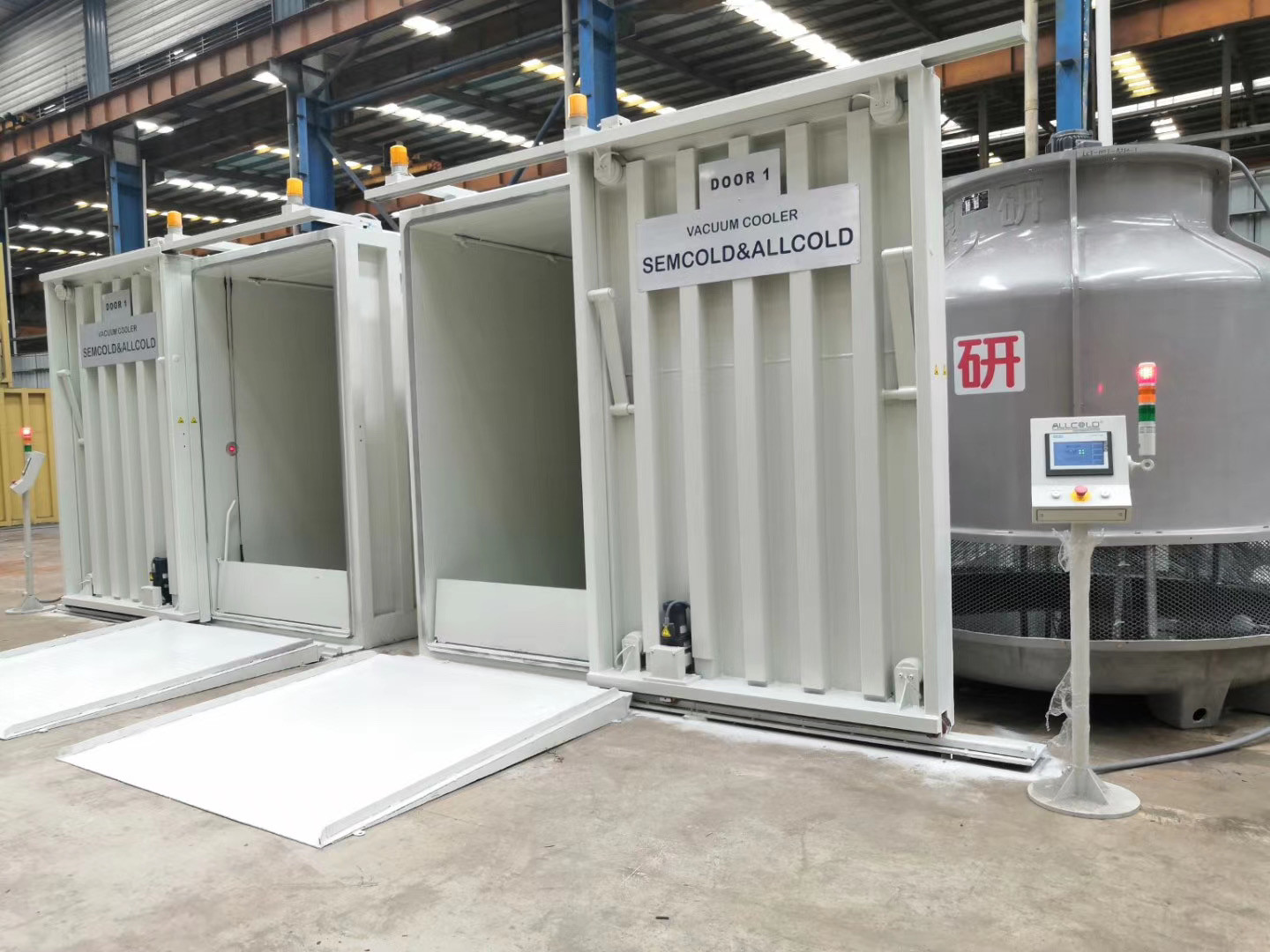 72KW Agricultural Equipment Flower Vacuum Cooler