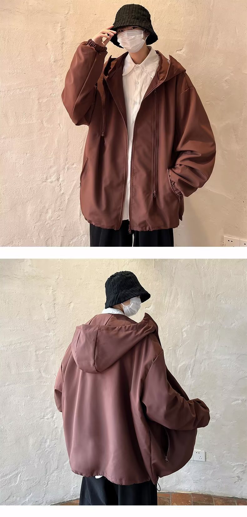 Casual Jacket Windbreaker Jacket Fashion Street Jacket for Men