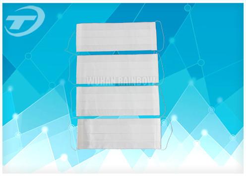 Disposable face mask single ply , made from high quality wood pulp , CE