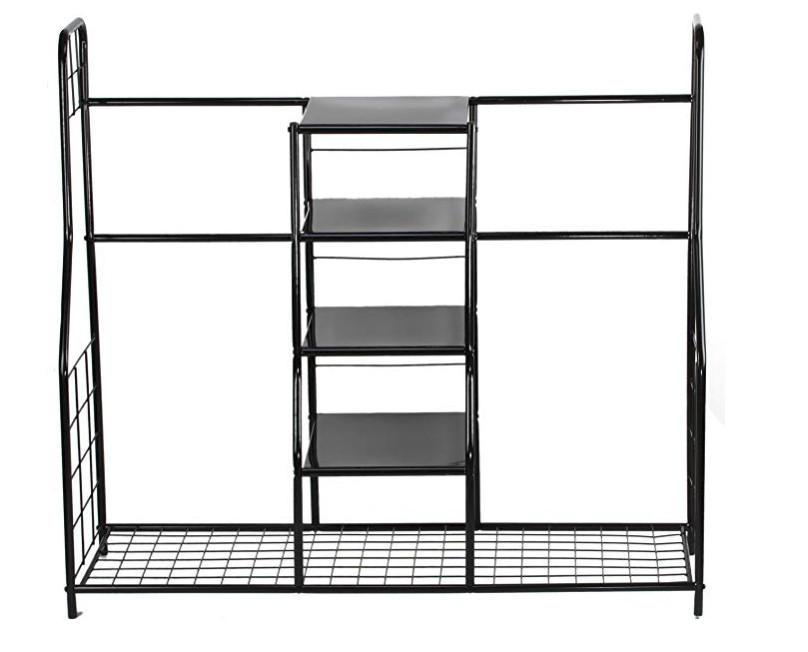 Professional Golf Organizer Rack High Strength Structure With Robust Metal Bars