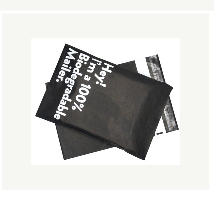Matte Black Pink 100% Biodegradable Mailer Bags Cartoon Children Gift Envelope