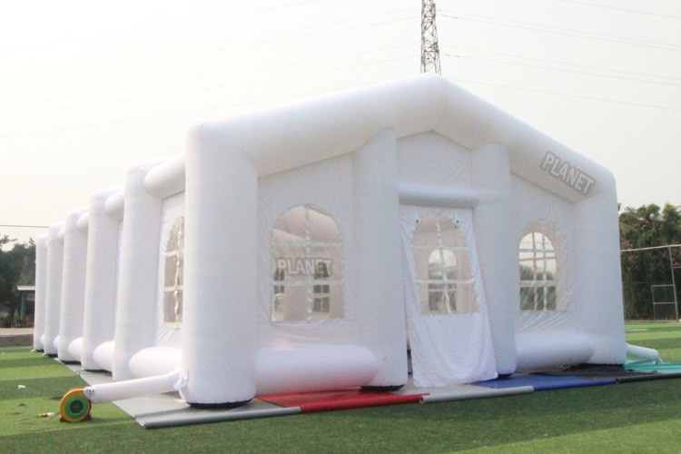Customized Outdoor Inflatable Marquee Tent Camping Cube Tent Party Event Wedding Tent With LED Light