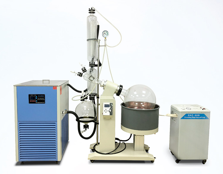 4.8KW Lab Rotary Evaporator With Cooling Condenser