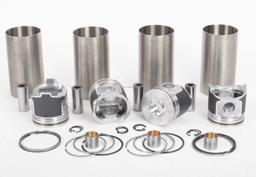 Construction Machinery Excavator Custom Forged Pistons 98mm Parts Engine Liner Kit 4TNV98 Ym129907-22050