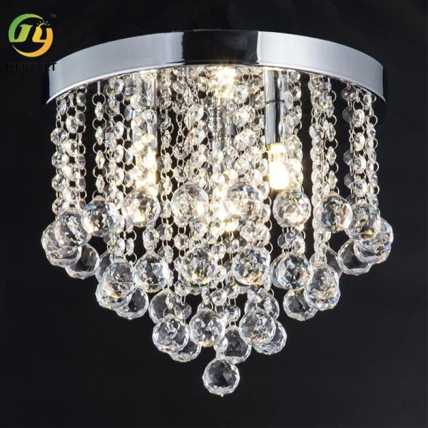 Modern Entrance Corridor Porch Crystal Ceiling Light Aisle Mini Balcony Foyer