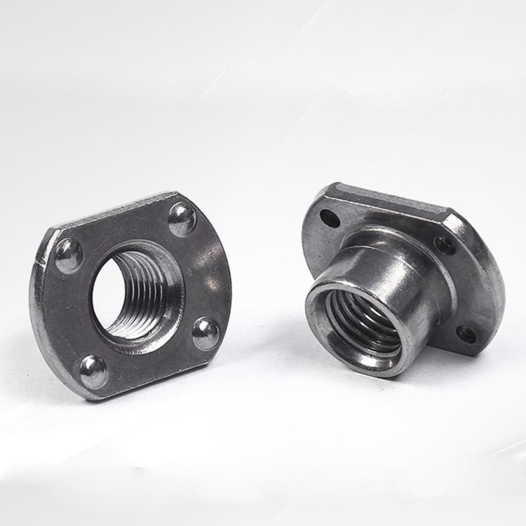 JIS B 1196 Inch Thread 7/16-20 T-Type Welding Nut Car Seat Belt Nut 4.8 Class 10 Class Hardened T-Style Weld Nuts