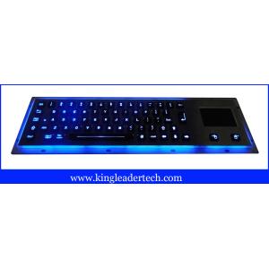 Panel Mount Illuminated Metal Keyboard With 65 Backlight Keys And Integrated
