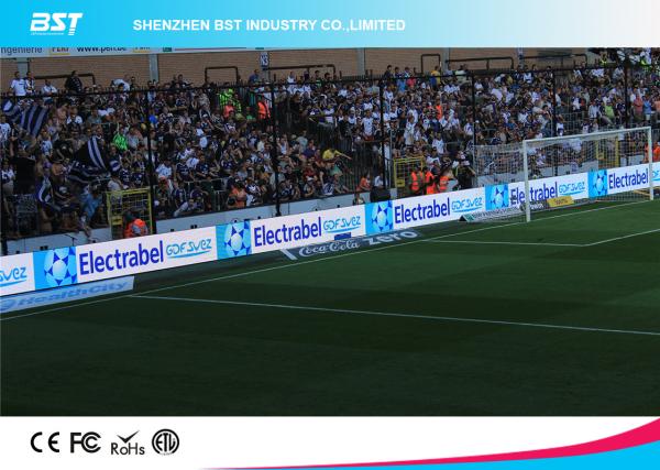 Wall Mounted Soccer DIP Stadium Perimeter Led Display / Baseball Field
