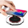Buy cheap Best Bargain Portable Crystal LED Wireless Charging Pad K9 Qi Wireless Charger from wholesalers