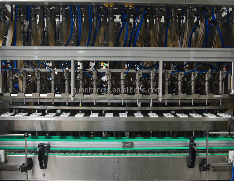 High Productivity 16 Heads Tire Sealant Servo Piston Automatic Filling Capping Machine