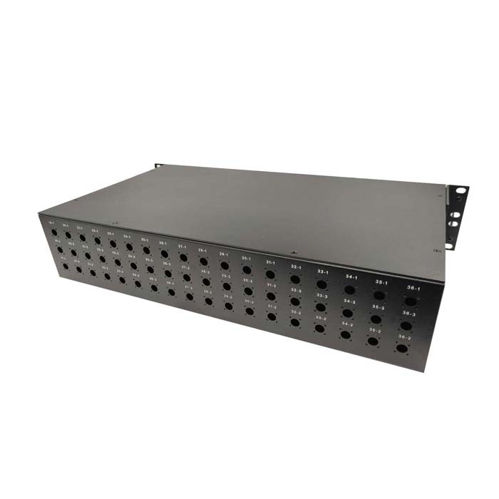 Integrated Structure Fiber Patch Panel 2U Chassis Sheet Metal Material