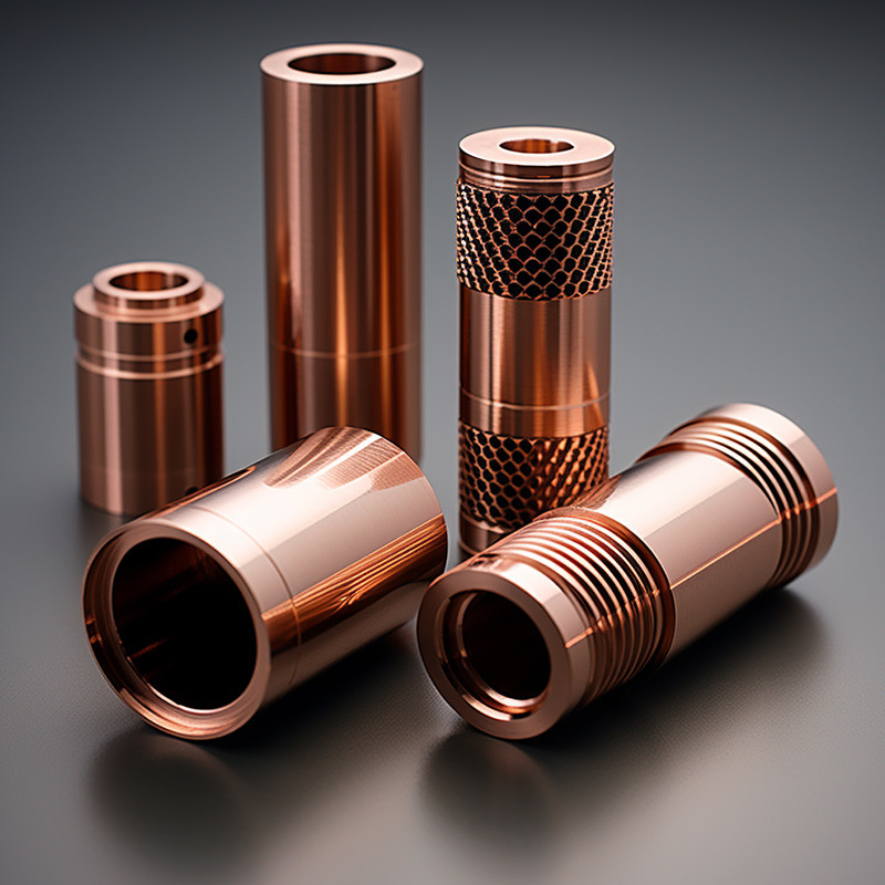 High Precision CNC Copper Parts , Aerospace Industrial CNC Milling Components