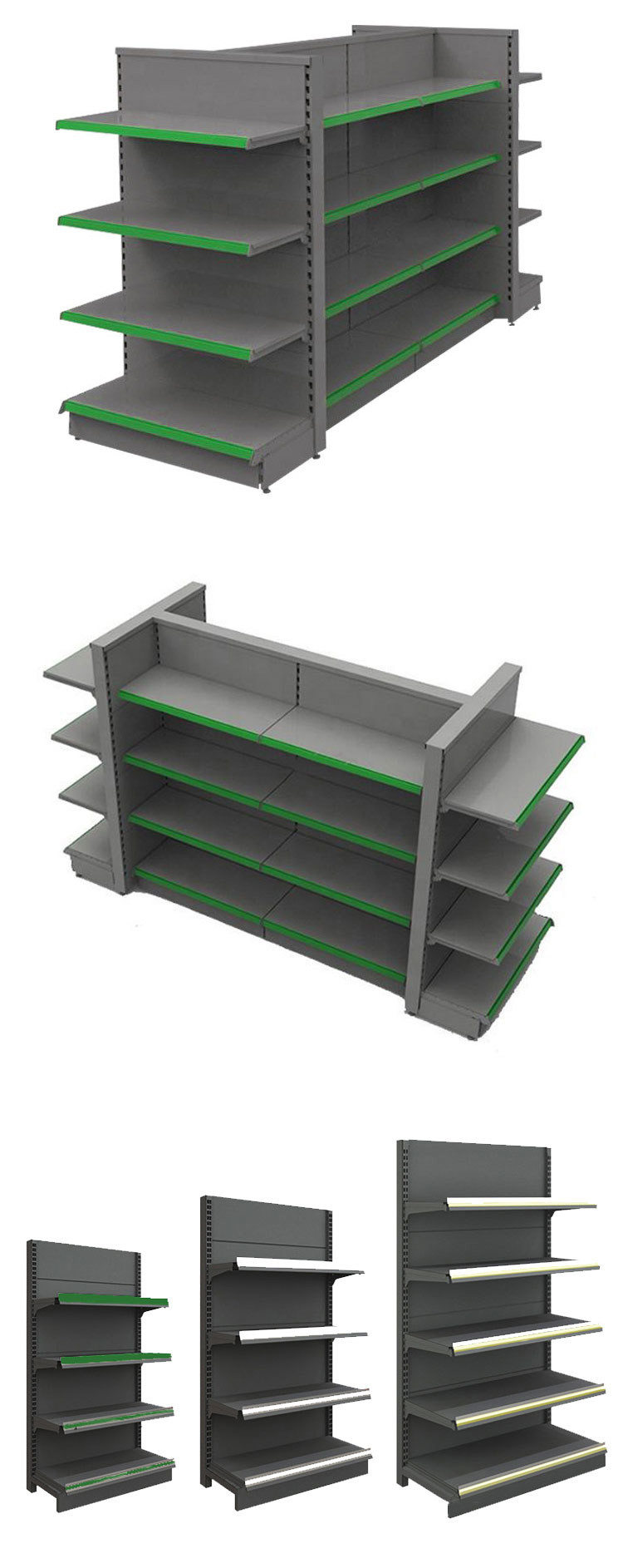 Customized Modern Grocery Shelf Racking Made Of Cold Rolled Steel