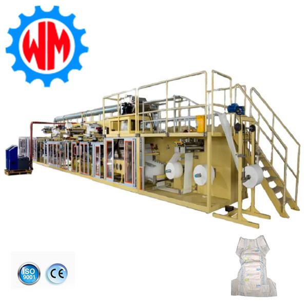 PLC Intelligent Baby Diapers Making Machine Early Warning System Export to