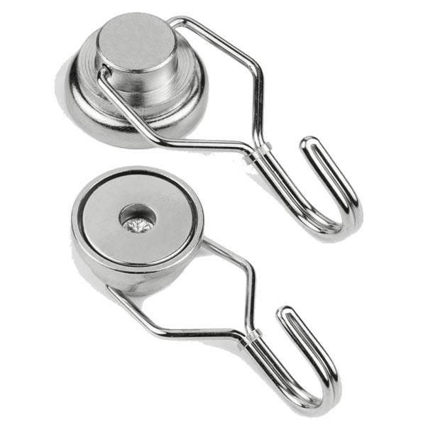 Rare Earth Magnetic Hook Heavy Duty Neodymium Magnets Upgraded Design with