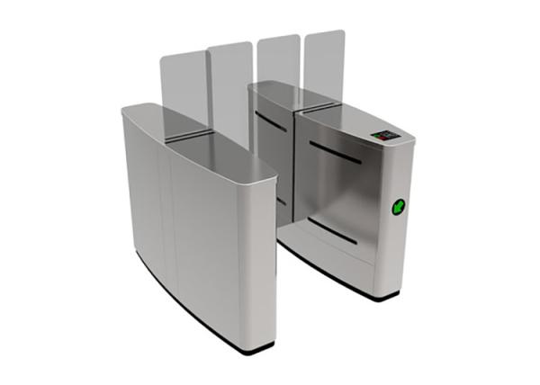 Full Height Sliding Turnstile Gate Intelligent RFID Card Reader Entrance Quick