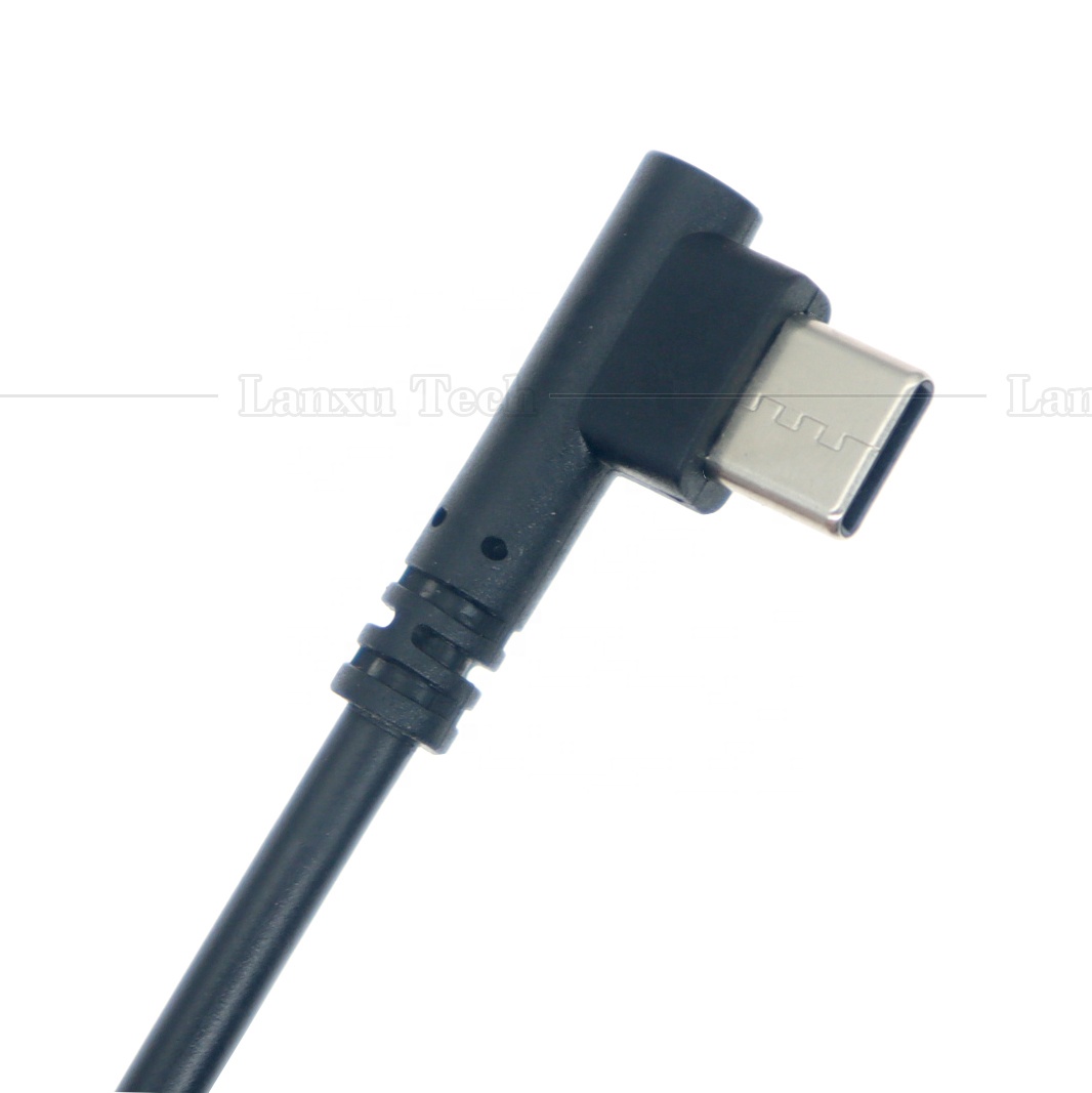 1M 2M 3M Sync Data Charging 90 Degree Angle USB C Charger Cable for Phone Tablet