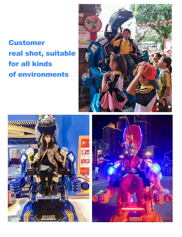 Outdoor Indoor Electric Battery Car Walking Robots For All Ages