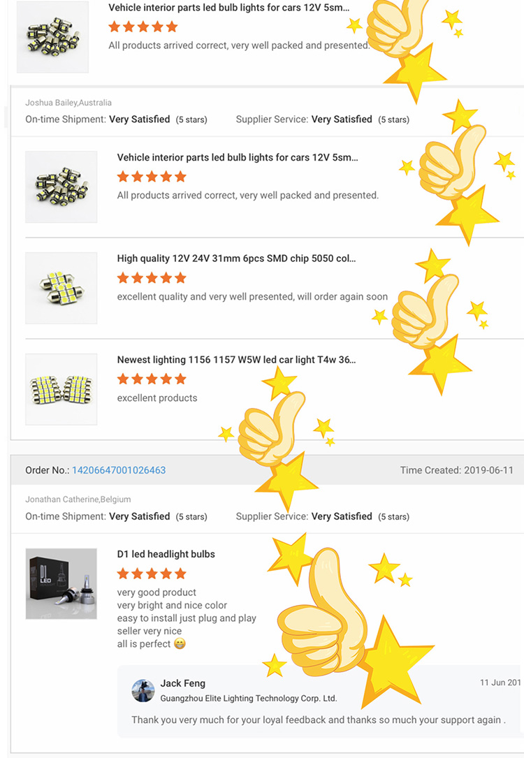 Reverse Car LED Light Bulb 12V H10 H11 H13 Model For Driving Safely