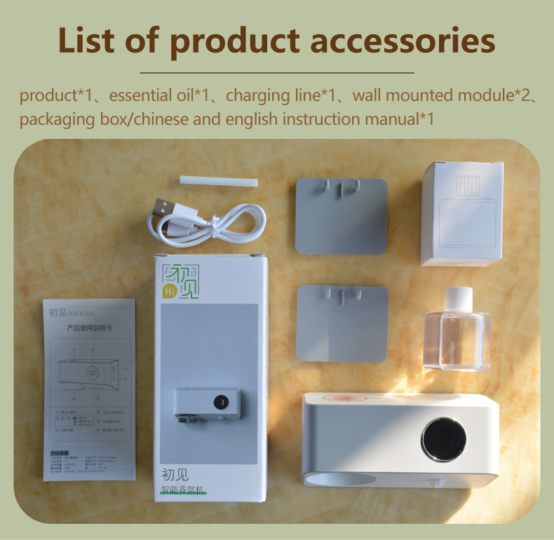 HOMEFISH ABS PP Essential Oil Diffusers Aroma Diffuser 1200mAh