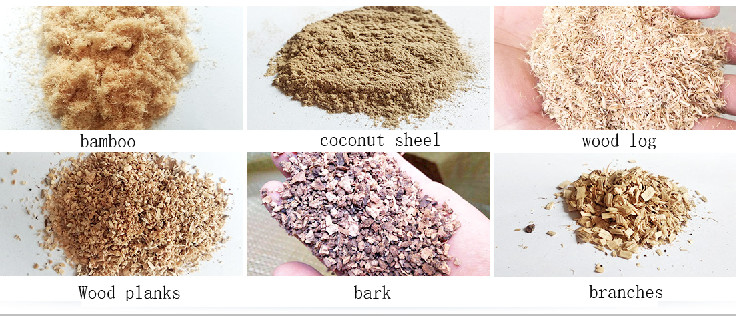 Wood Chipper Hammer Mill Wood Chip Crusher Charcoal Maker Machine