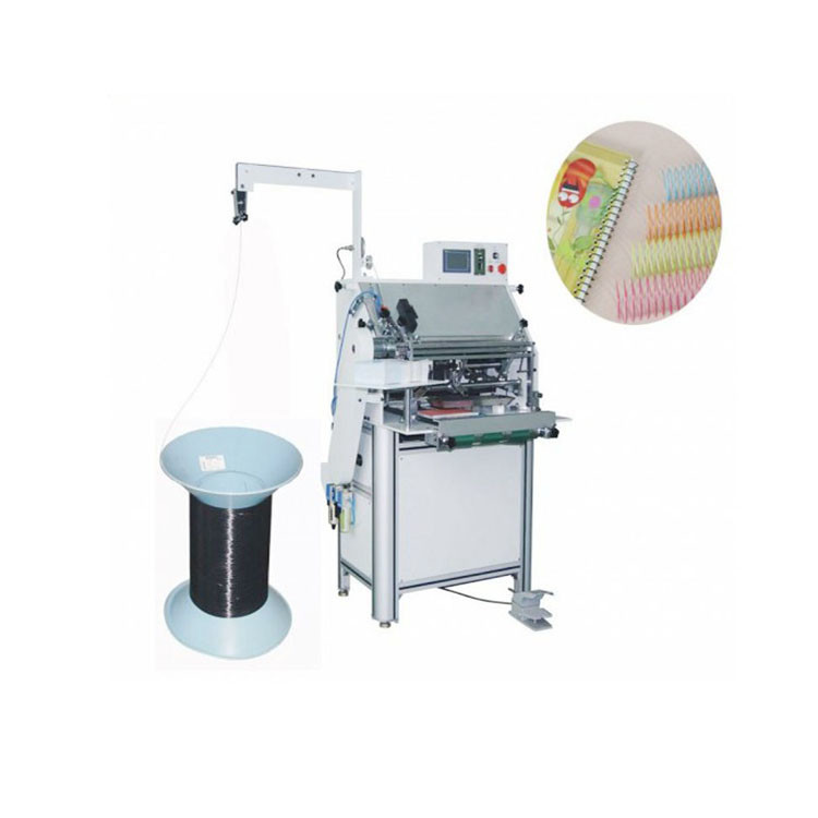 Metal Single Loop 1/4'' Plastic Spiral Coil Forming Machine 20mm Max Thickness Binding