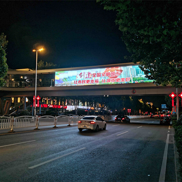 Butt Weld Sa.2.5 Q235B Steel Pedestrian Overpass Bridge