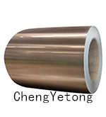 0.45MM Thickness PPGI Steel Coil Moldability Corrosion Resistance Metallic Grain