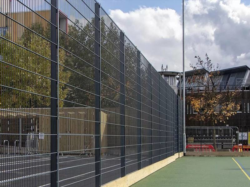 Horizontal Welded Twin Wire Mesh Fencing 868/656/545