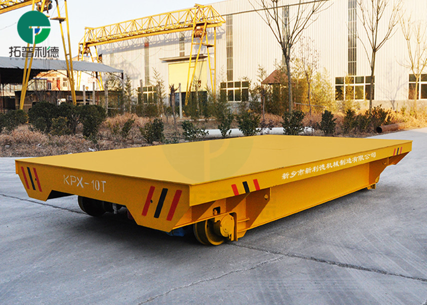 Large Capacity Electric Powered Automatic Shipbuilding Goods Transport Transfer Trolley On Track