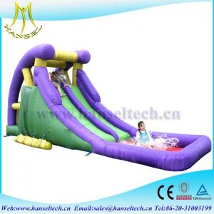  Hansel hot selling children entertainment PVC inflatable bouncer slide jumping slide for sale Manufactures