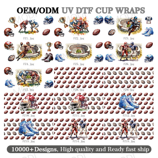 Hello Kitty 16Oz Baseball Sports Balls UV DTF Transfer Cup Wrap Stickers For Glass Tumblers Custom Designs