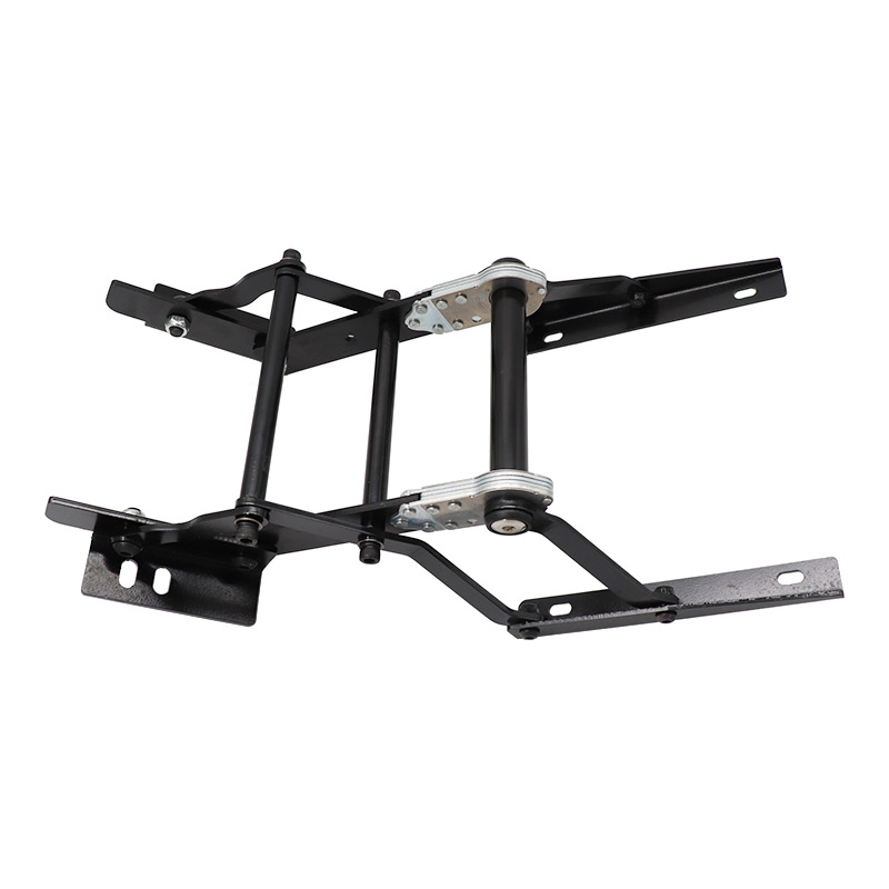 manual Adjustable leg rest support in a car seat