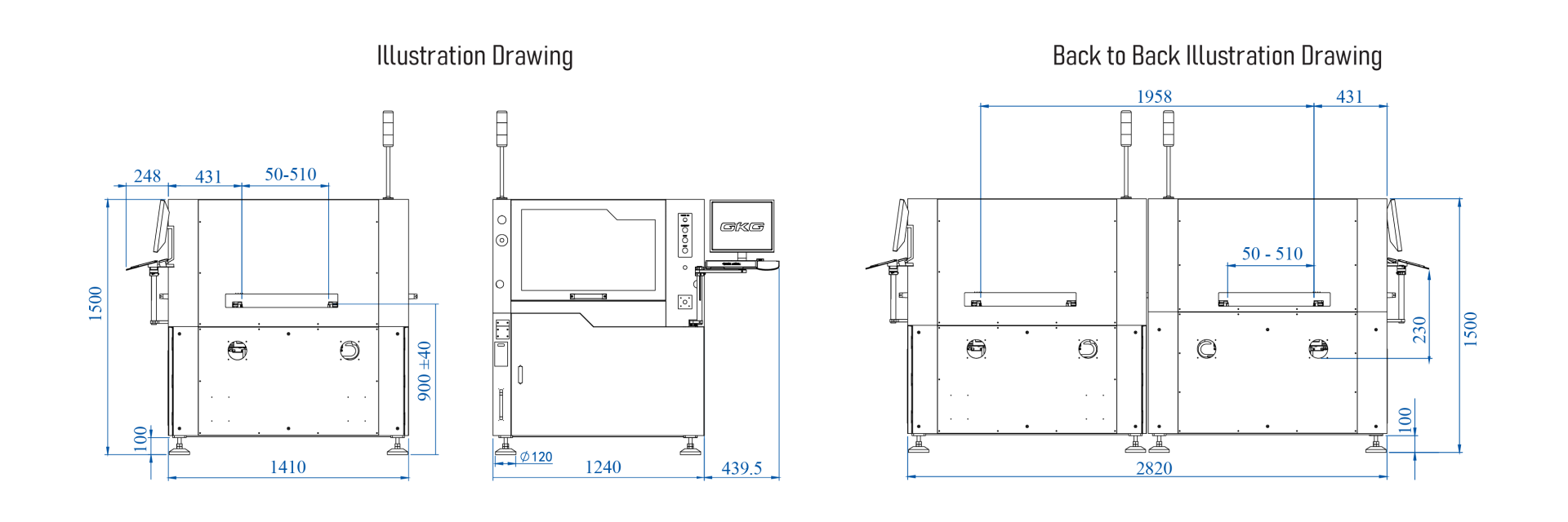Fully Automatic SMT Printer YSL-Star features machine 8