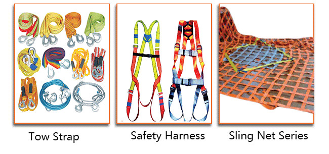Polyester Endless Round Sling Heavy Duty Vertical 26000 LBS With Woven Script