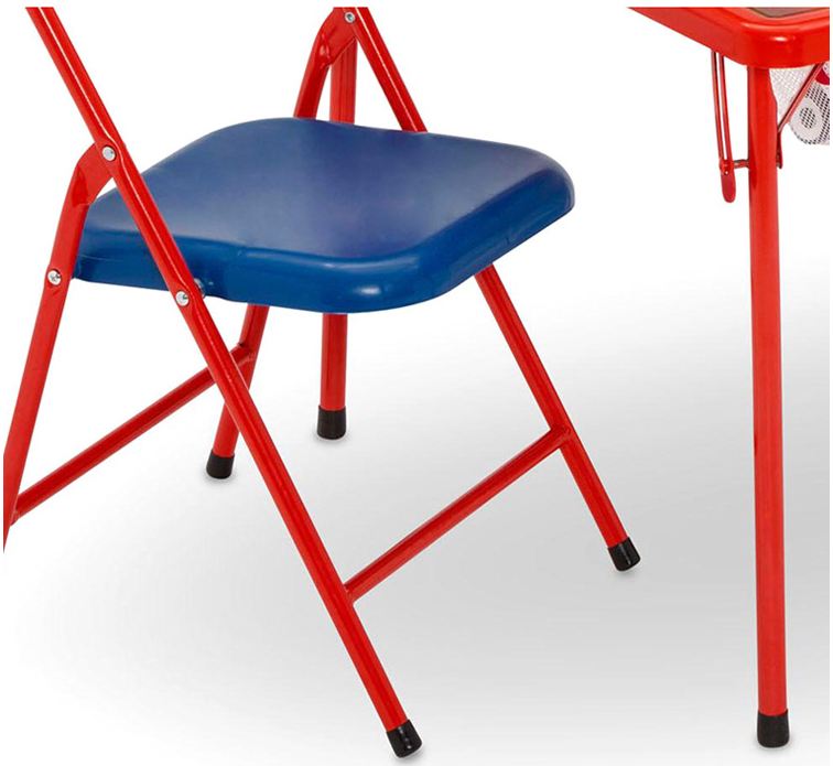 Modern Design Foldable Table and Chair Set for Kids Space-Saving Storage