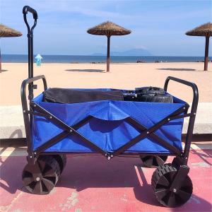 PP Wheel Retractable Collapsible Folding Wagon Garden Transporting Cart